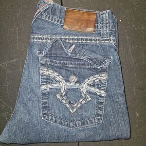 Big Star Men's Orion Bootcut Jeans in Classic Blue